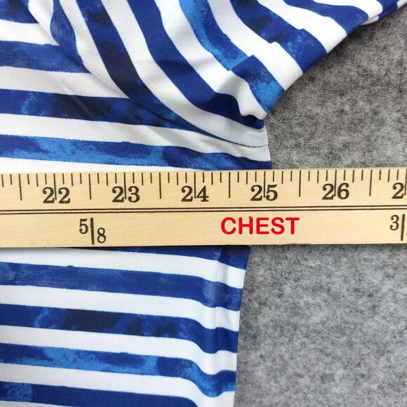 Ralph Lauren RLX Polo Shirt Mens Large Striped Golf Performance Lightweight Camo - Picture 4 of 8